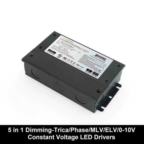 5 in 1 Dimming-Trica/Phase/MLV/ELV/0-10V (CV) LED Drivers - GekPower