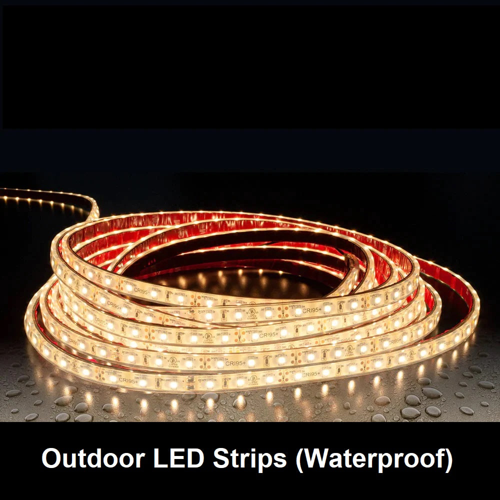 5M/10M 3528 LED Strip Light Outdoor Led Christmas Light Waterproof RGB  300Leds + 44keys Remote Control + with 12V 2A Power Adapter Supply Led  Lights for Room Home Christmas Valentine's Day Decor