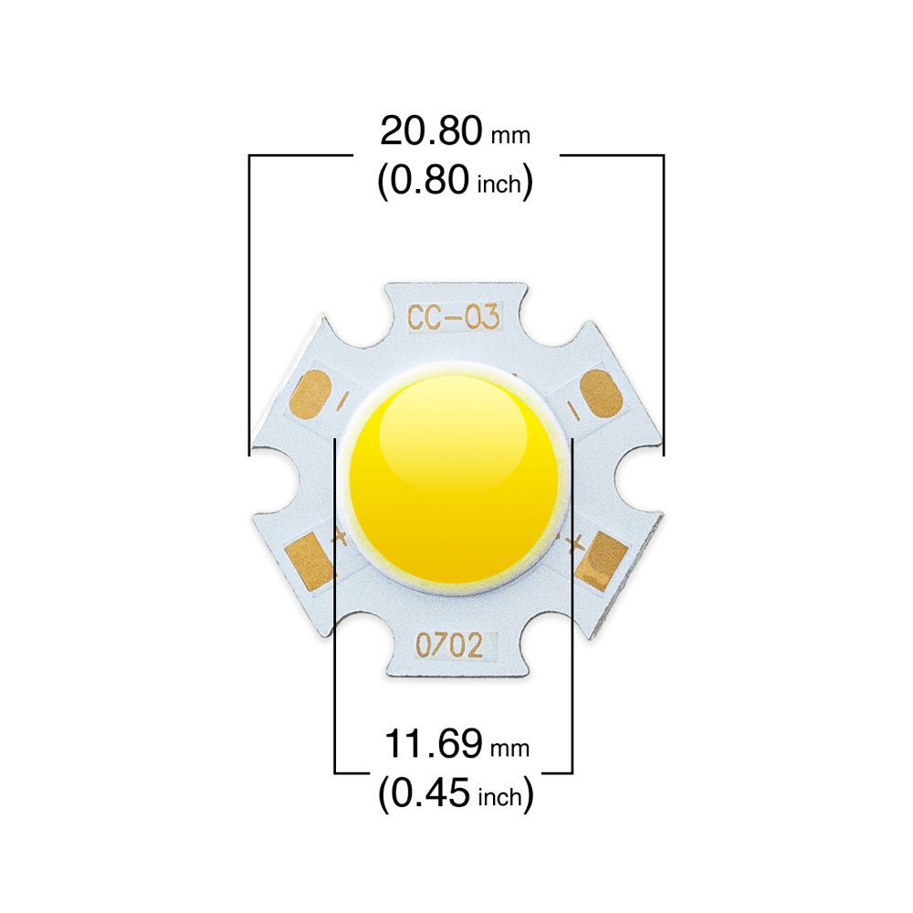 Buy LED COB 220V 7W 830lm 3000K in ABCLED store for 6.90€