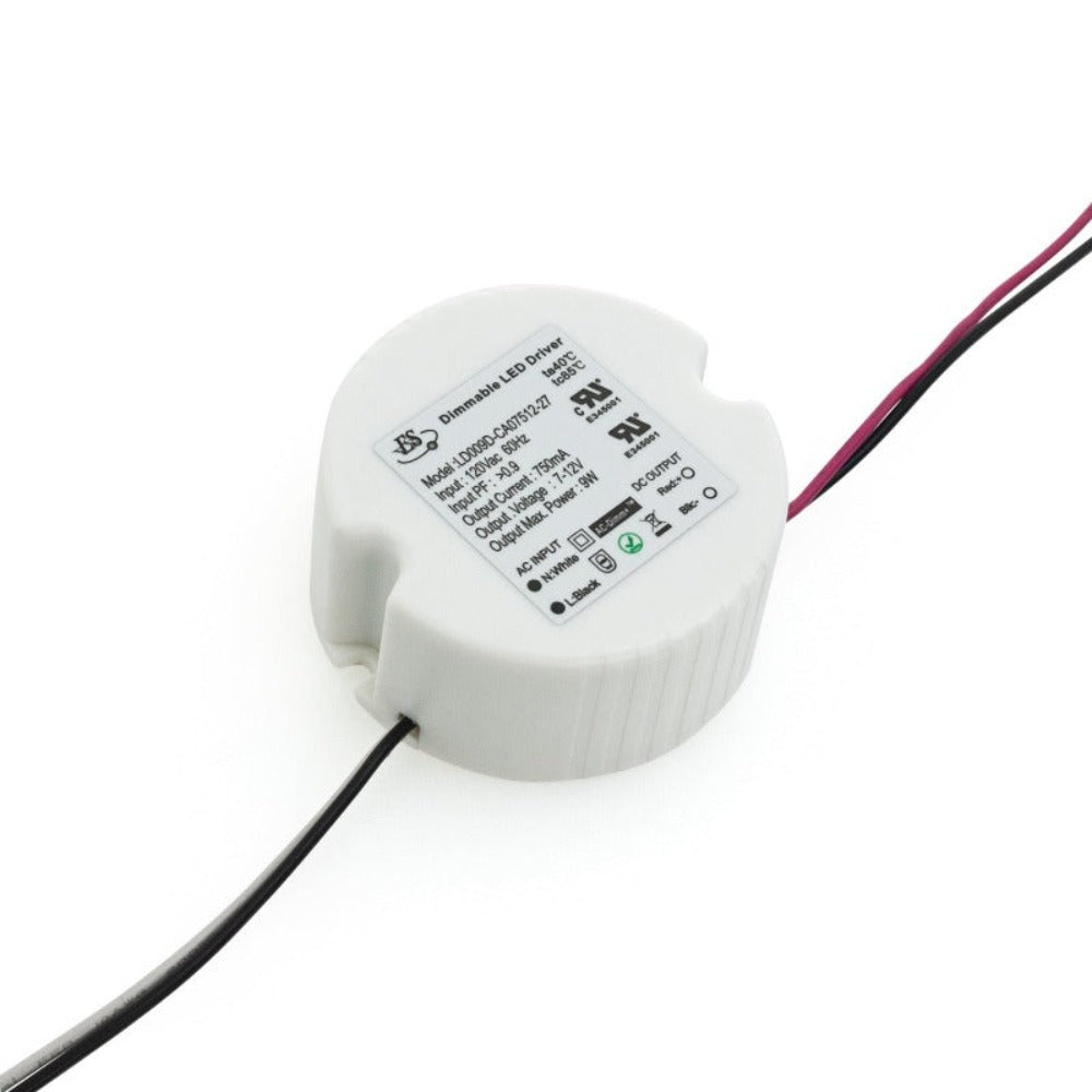 ES LD009D-CA07512-27 Constant Current LED Driver, 750mA 7-12V 9W max, gekpower