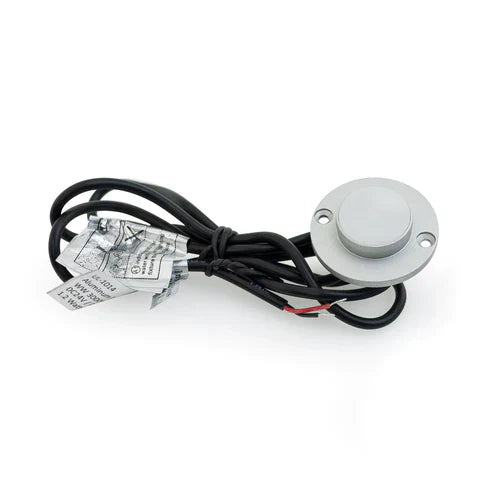 Round LED Step Light/ Pathway Light Flat Trim Black