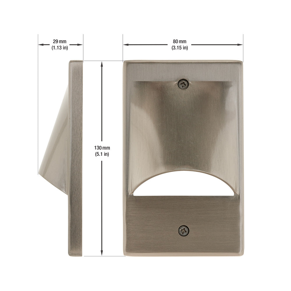 Single Gang LED Step Light/ Pathway Light 100-240V 2W 3K