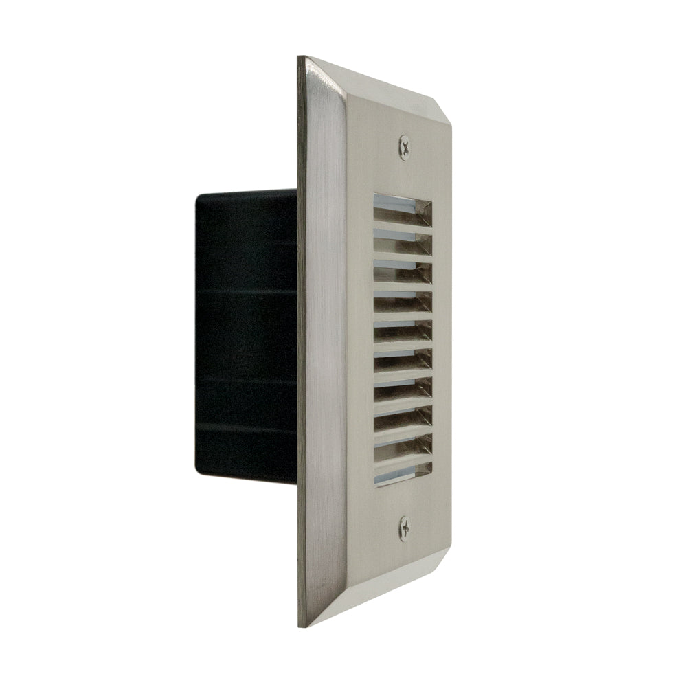 Vertical Single Gang LED Step light, 100-240V 2W 3K