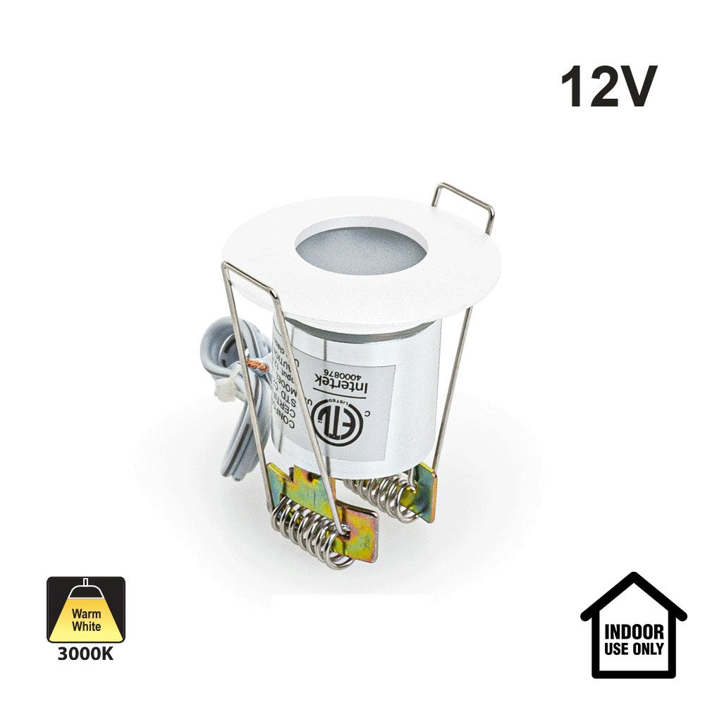 P105-WH-3000 Round Dimmable LED Step Light