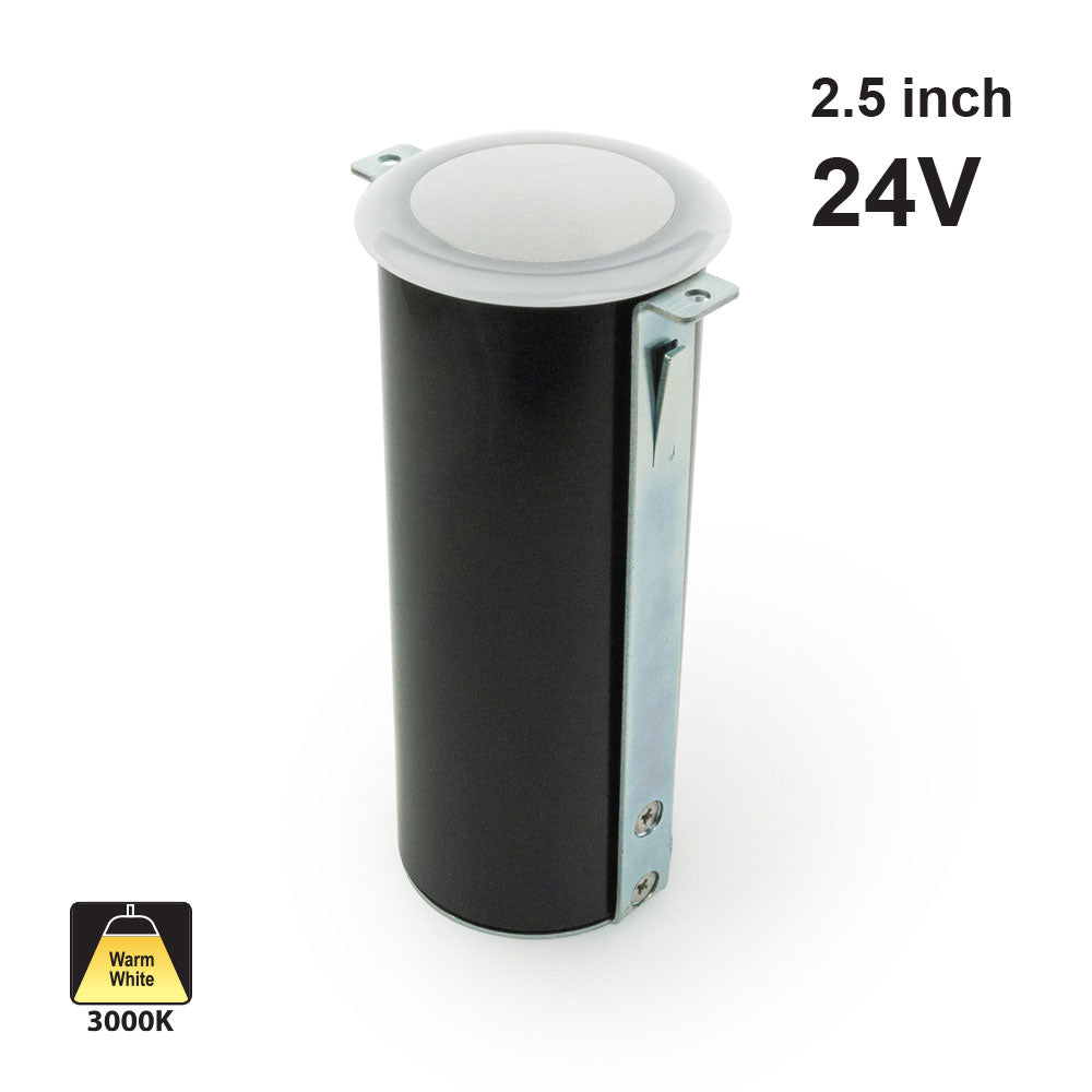 D1BO0136 2.5 inch Round Recessed Inground light