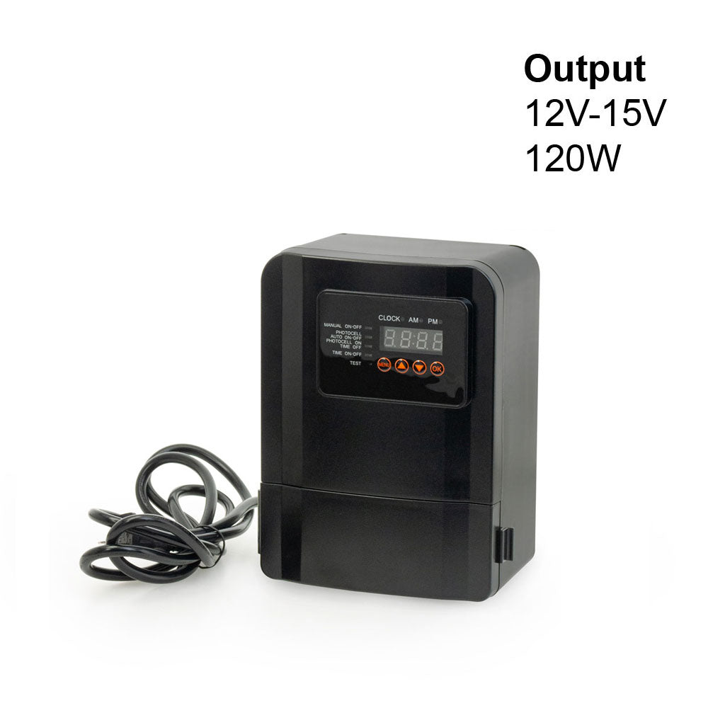 Chsur 250W Outdoor Transformer with Timer & Photo Cell