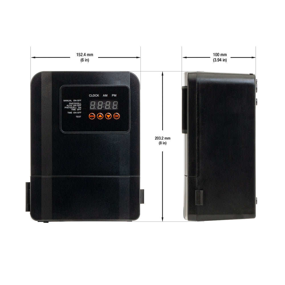 Chsur 250W Outdoor Transformer with Timer & Photo Cell