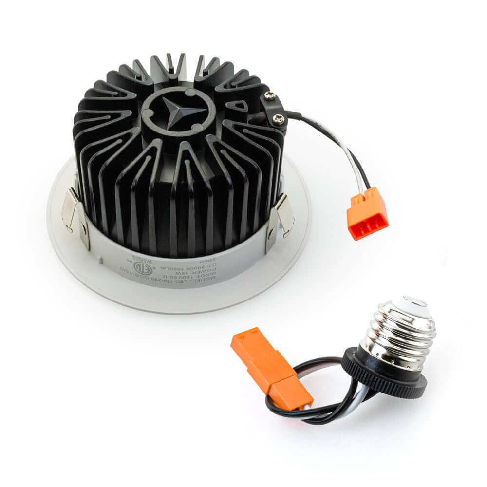 4 inch Retrofit Recessed LED Downlight / Ceiling Light 120V 15W 3000K(Warm White) - gekpower