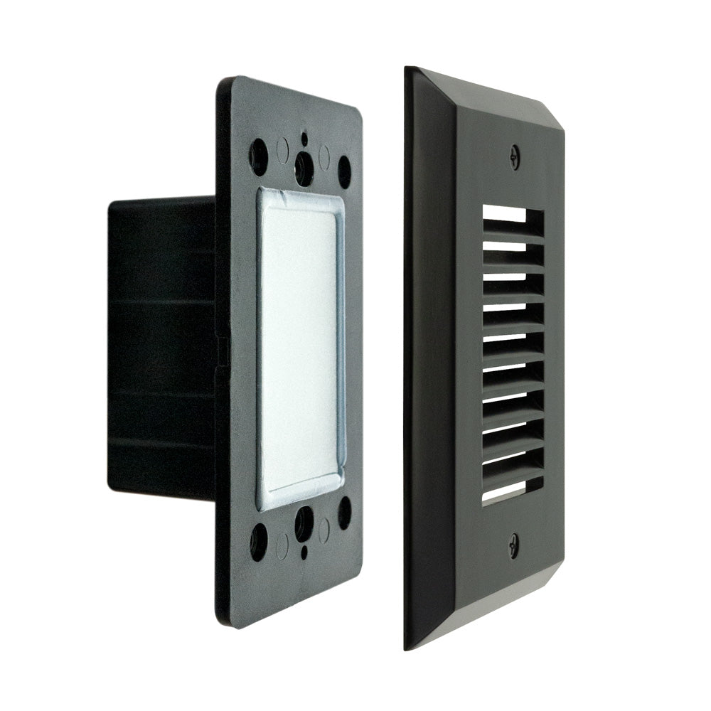 Vertical Single Gang LED Step light, 100-240V 2W 3K