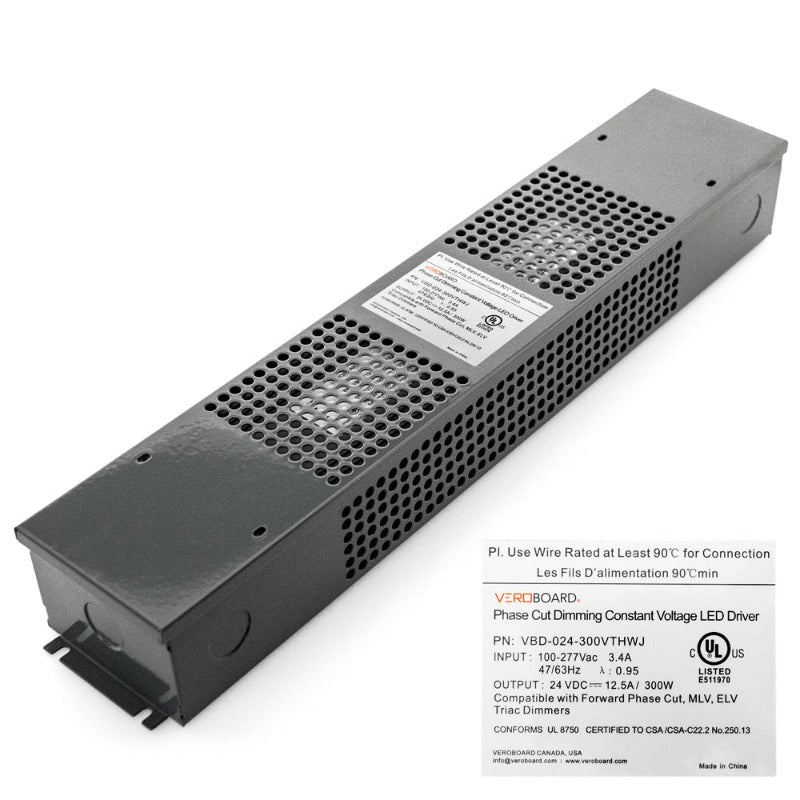 Dimmable Constant Voltage LED Driver VBD-024-300VTHWJ