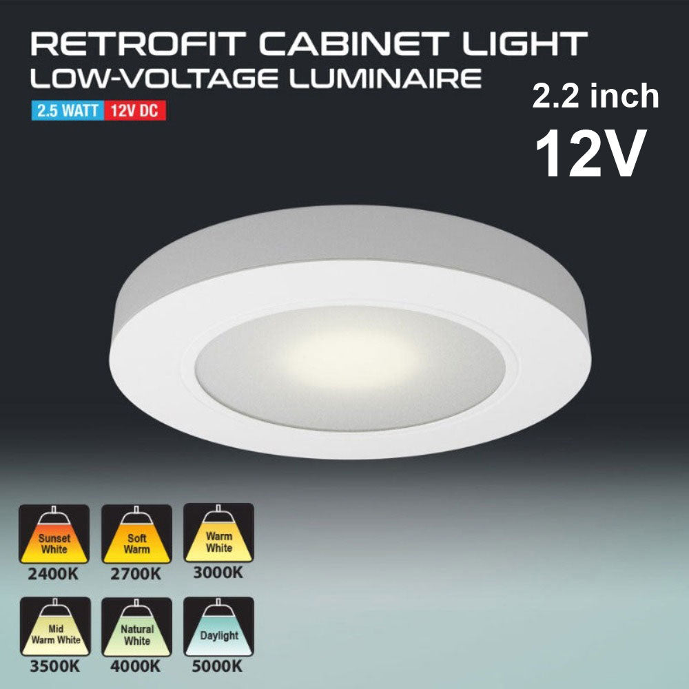 12 Volt High Output LED Cabinet Lighting