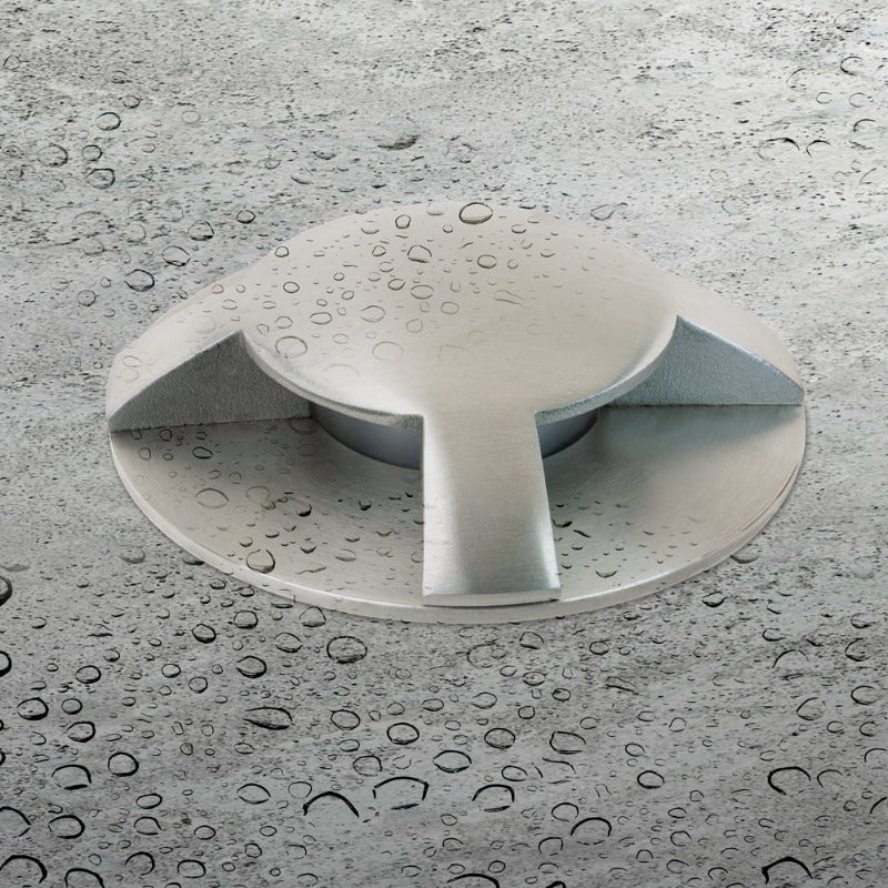 4.5 inch Round Recessed Four way Inground light