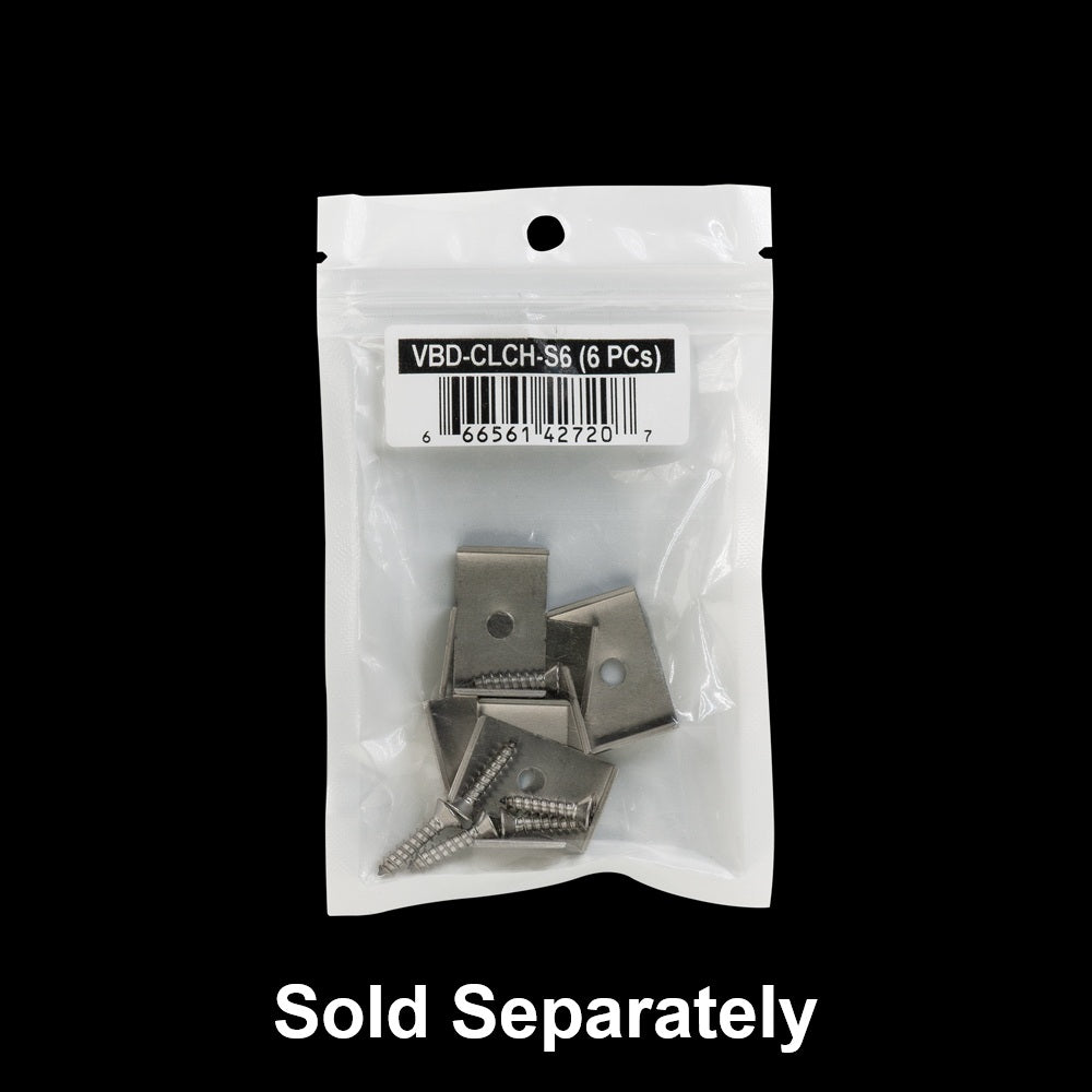 Linear Aluminum LED Channel for LED Strips 2Meters(6.5ft) VBD-CH-S6-2