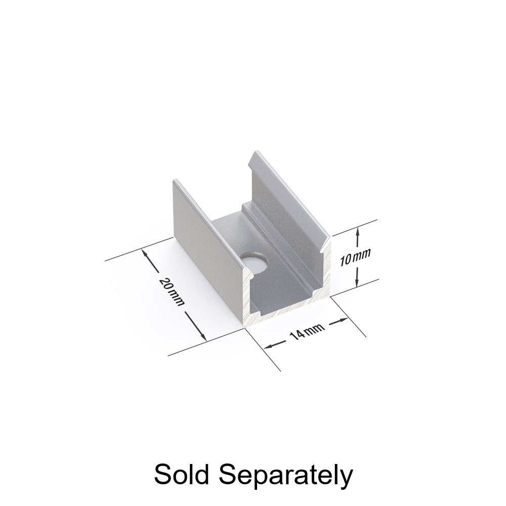 Black Silicone Flexible LED Neon channel VBD-N1212-SF-B