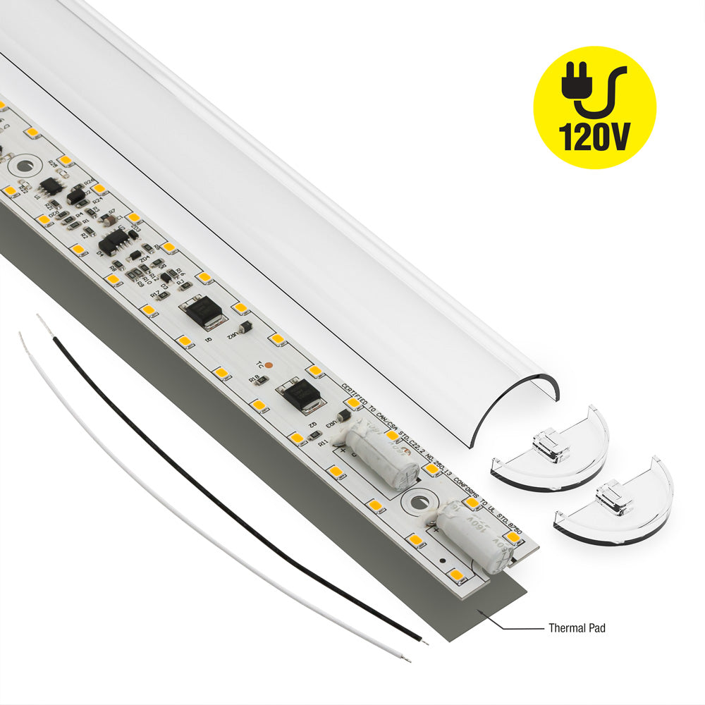 22 inch Linear LED Module TL56025, 120V 40W 3000K(Warm White), gekpower