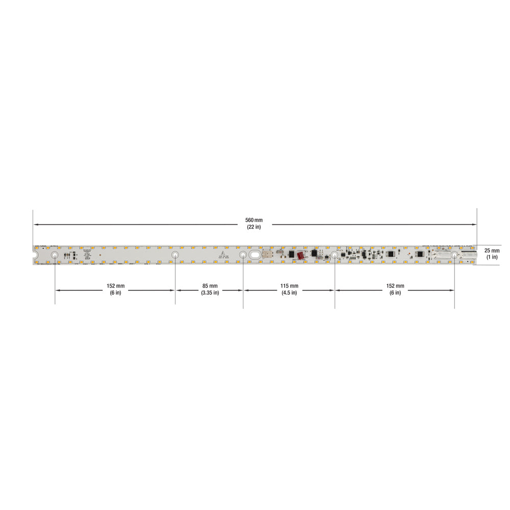 22 inch Linear LED Module TL56025, 120V 40W 3000K(Warm White), gekpower