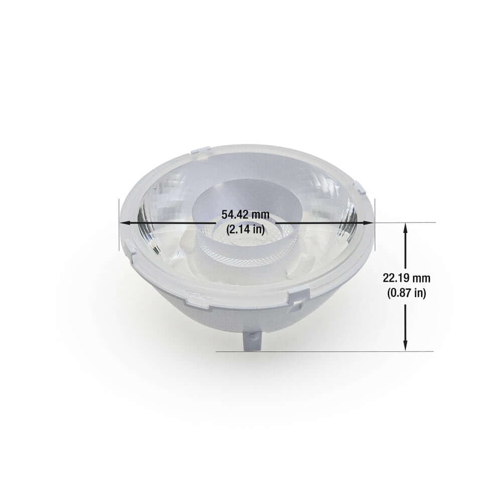 LW-LENS-55-25 Track Head Lens - 20W 25 Degree