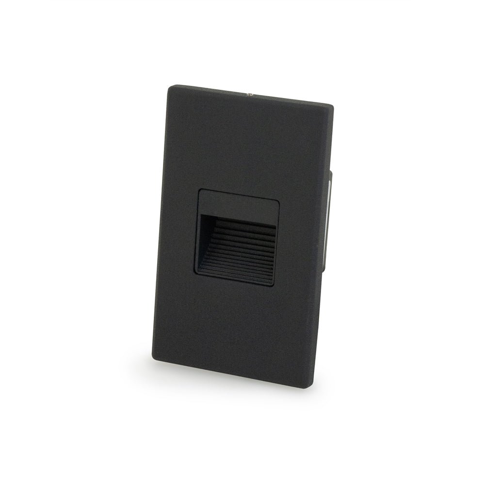 LSD-5CCTBK Horizontal and Vertical Orientation Black LED Step Light 120V, 2W, Adjustable 5CCT(2.7K, 3K, 3.5K, 4K, 5K)