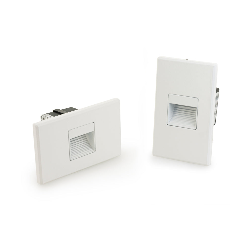 LSD-5CCTWH Horizontal and Vertical Orientation White LED Step Light 120V, 2W, Adjustable 5CCT(2.7K, 3K, 3.5K, 4K, 5K)