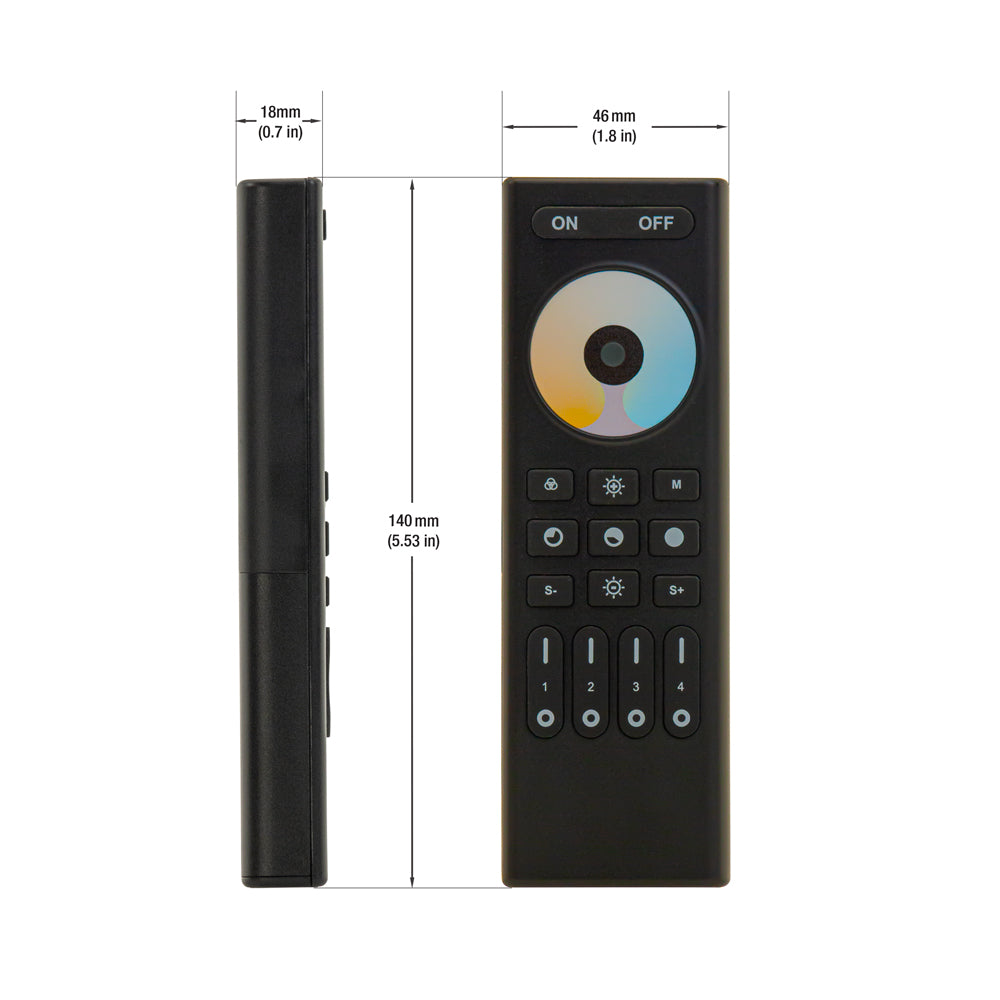 Dim & CCT Remote controller RC02RFB-DIM&CCT
