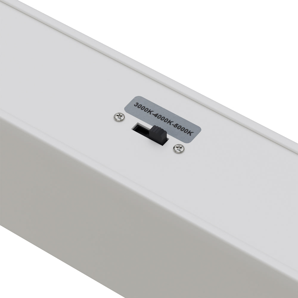 2ft Linear White LED Track Light Head VBD-LW-TRL30W-WH, 120V 30W 3CCT(3K, 4K, 5K)