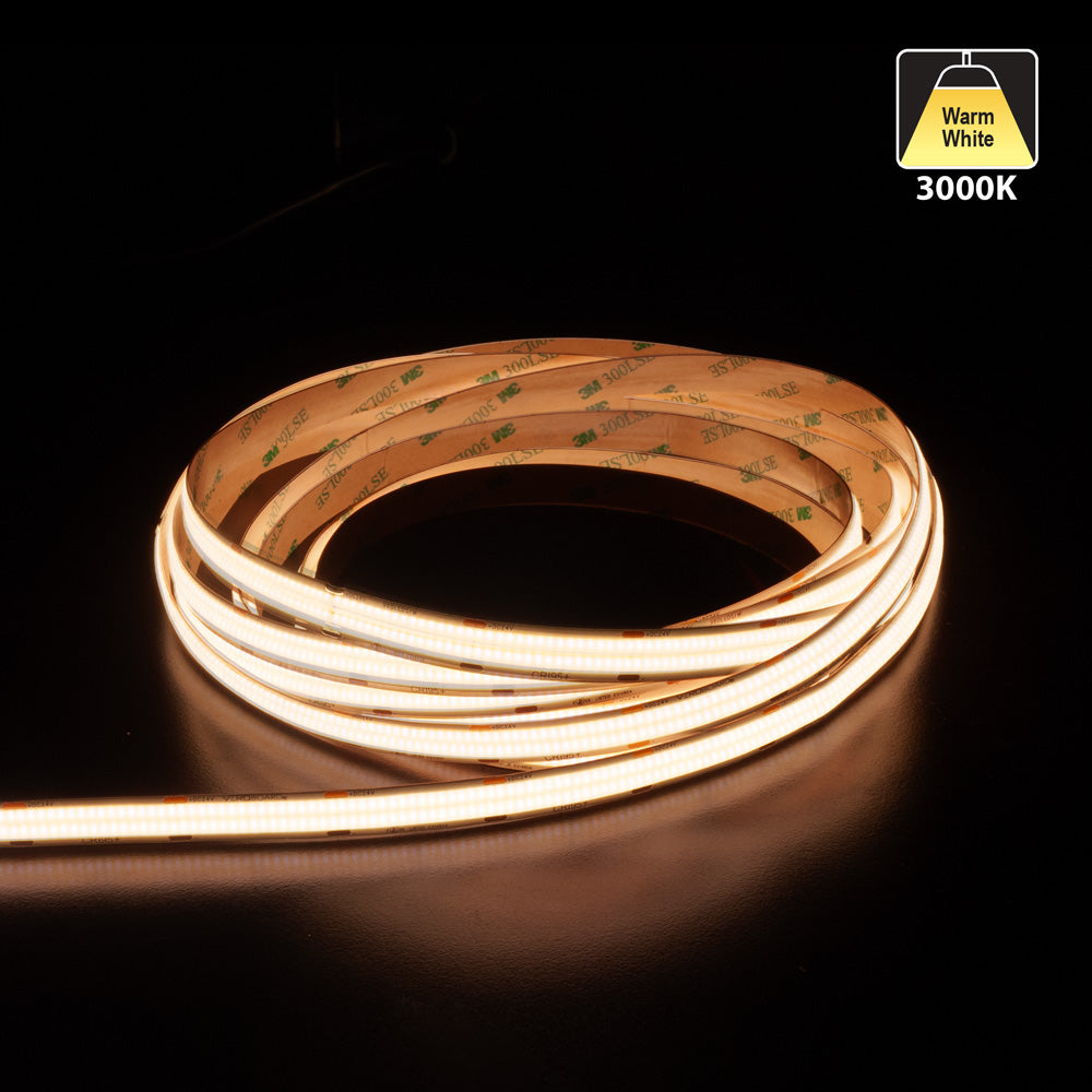 5M(16.4ft) Indoor LED Strip COB 24V 4.5W/ft