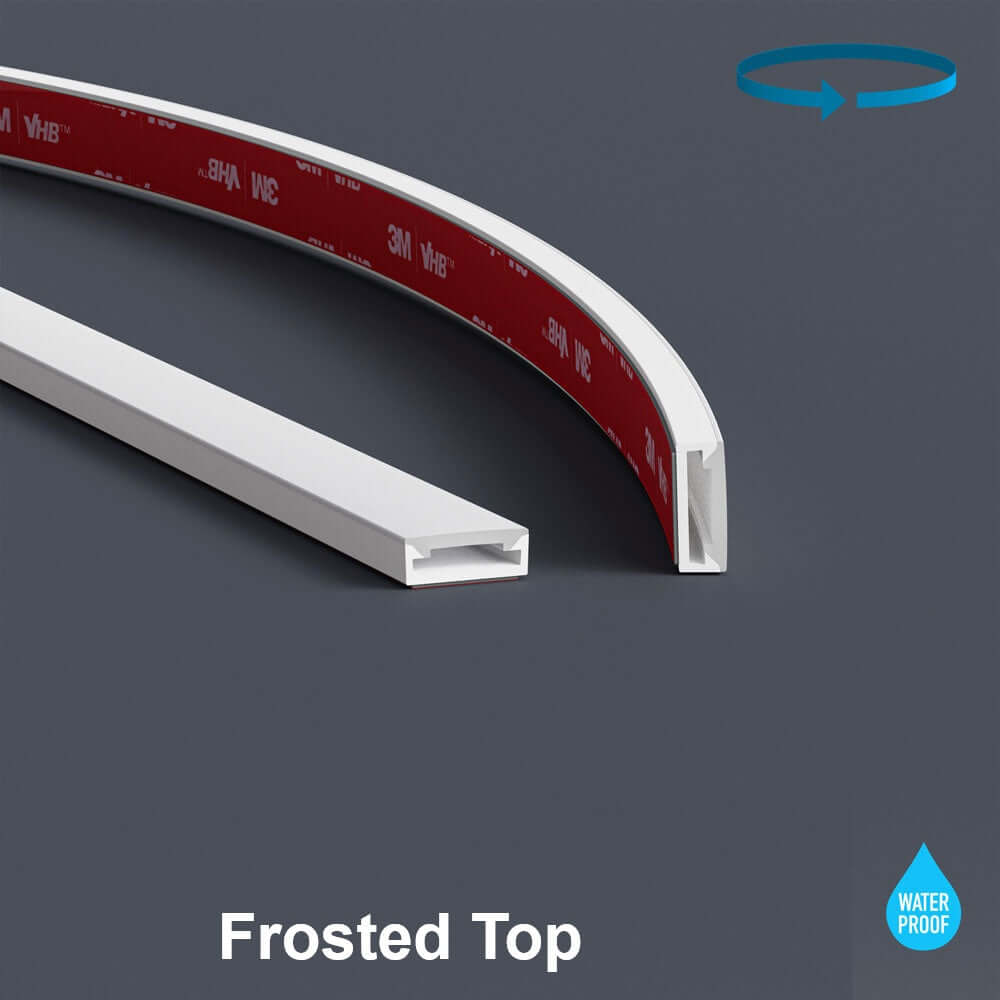 White Silicone Flexible LED Neon channel VBD-N1505-SF-W