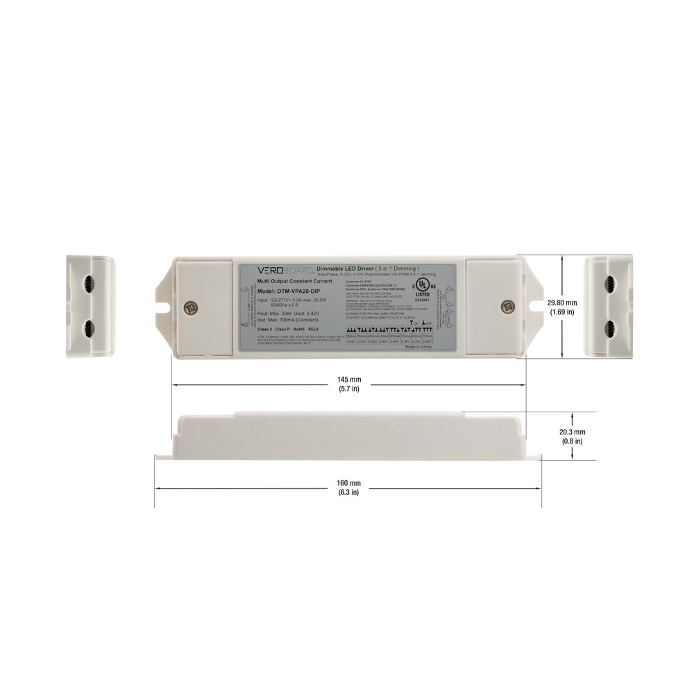 OTM-VPA20-DIP Selectable Constant Current LED Driver