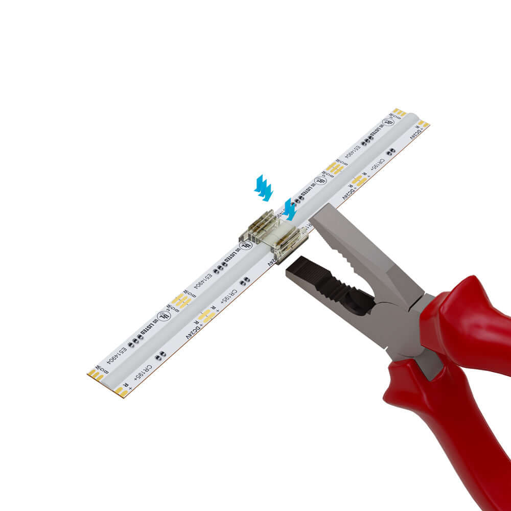 12mm RGBW Beetle Connector Strip for COB Strips