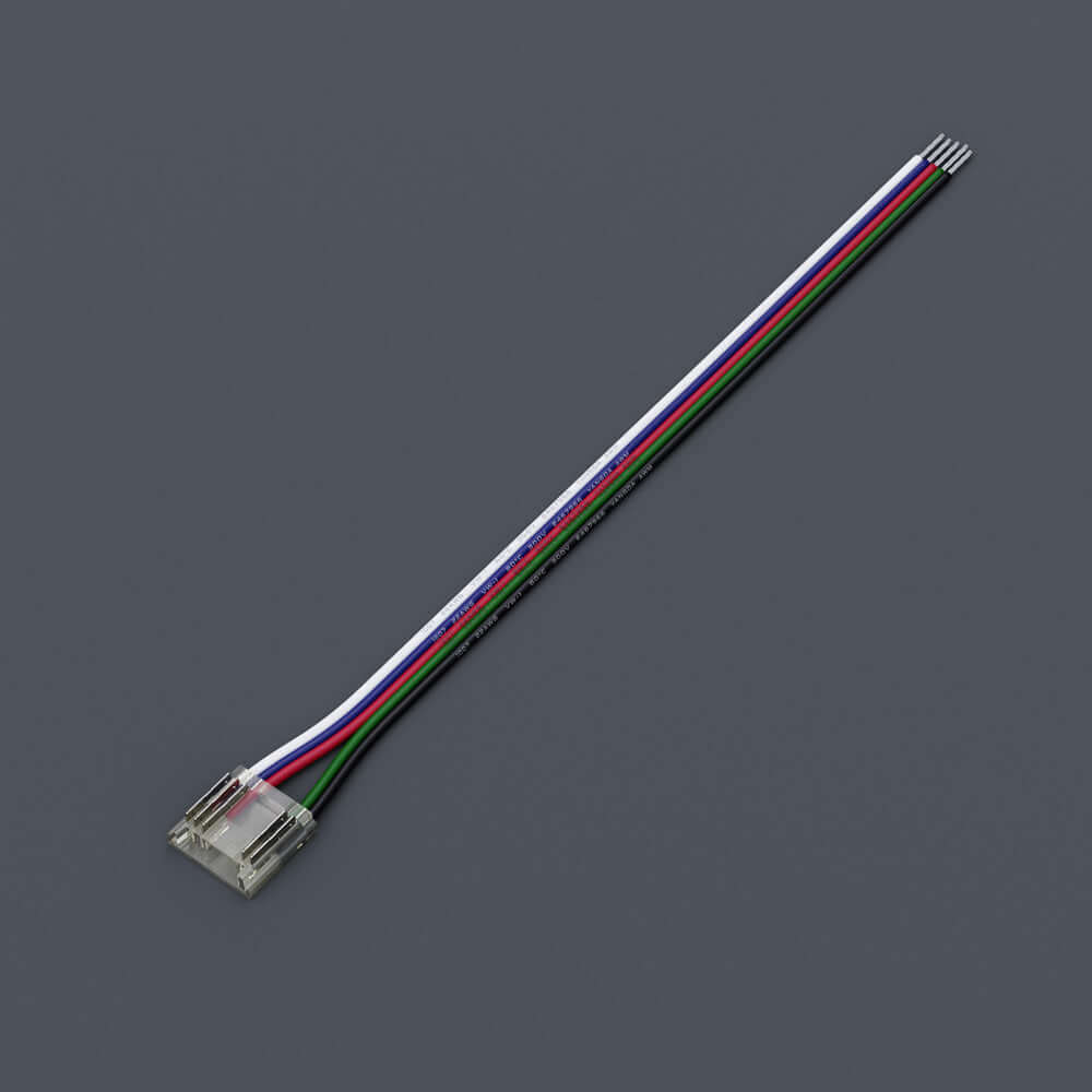 12mm RGBW Beetle Connector Wire for COB Strips (1 Pack)