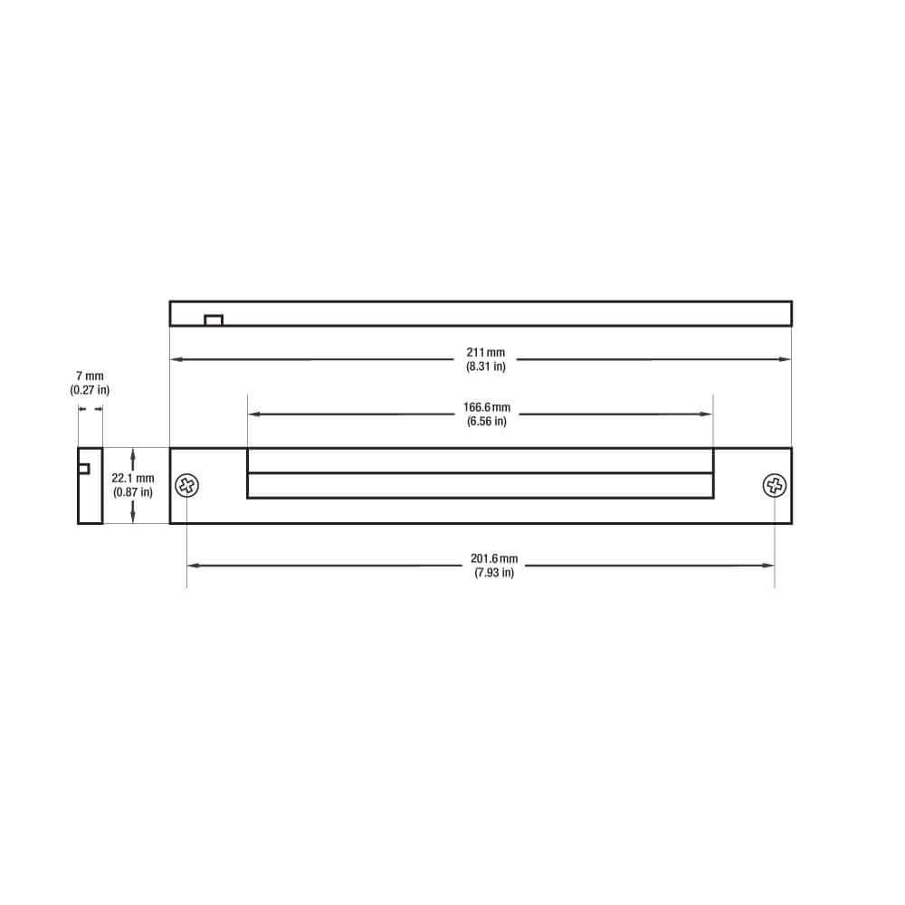 8" Linear Cabinet/Shelf Light 24V 4.5W | CCT Options