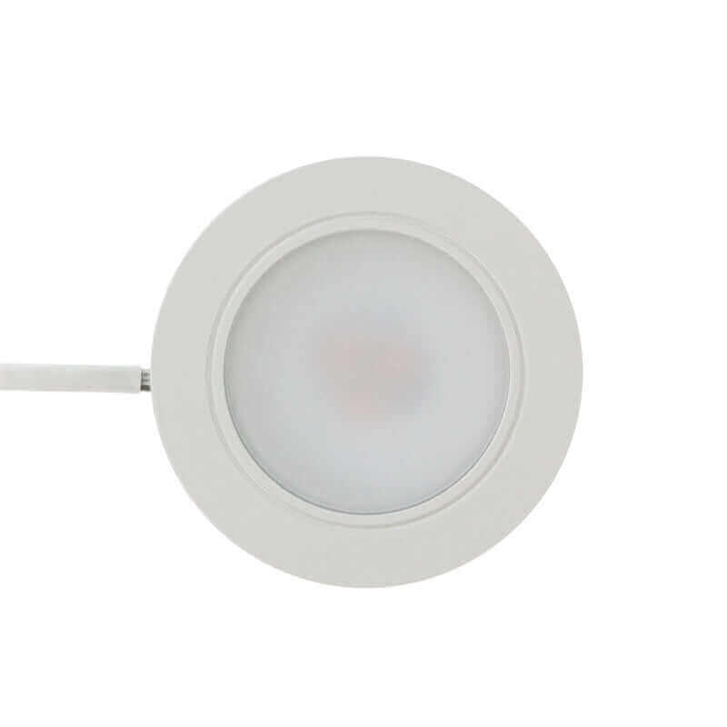 VBUN-2R25-1224V-6CCT-White Round Cabinet Light 12-24V 2.7W selectable 6CCT