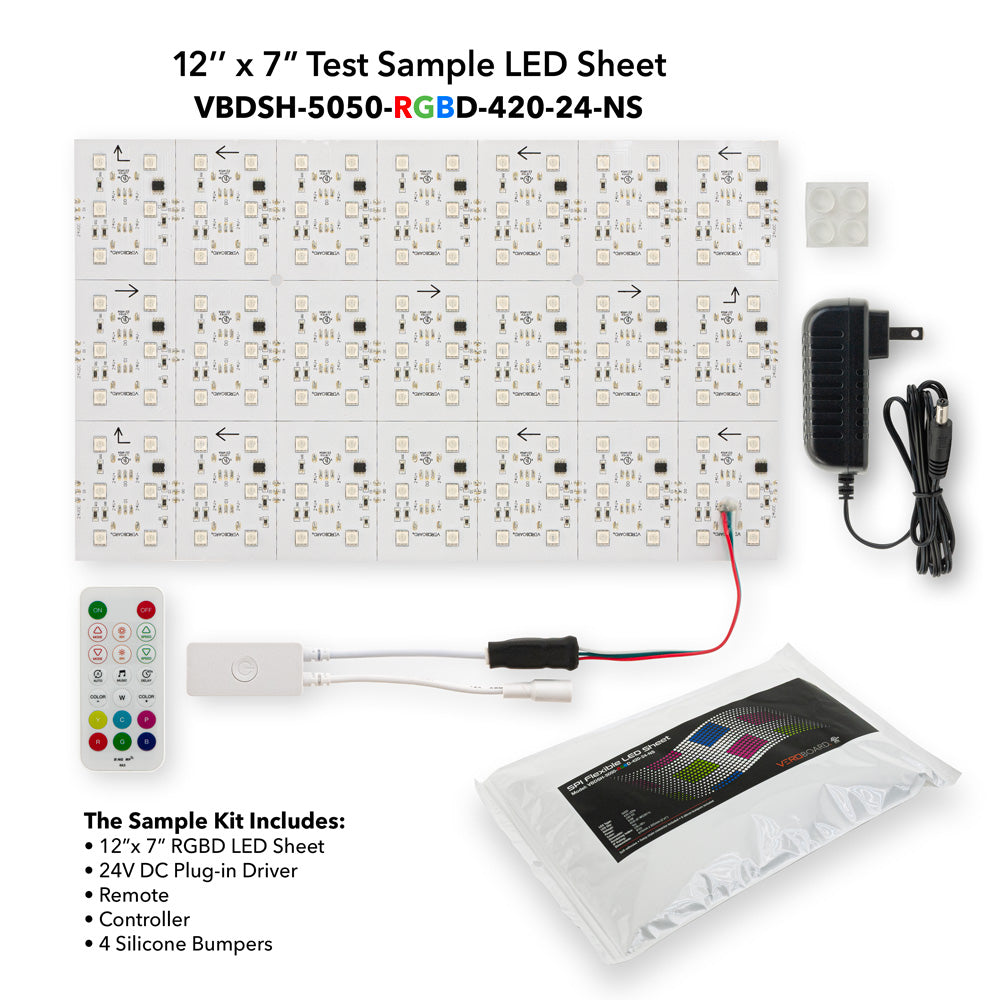 RGB Test Sample Kit with Bumper & Controller