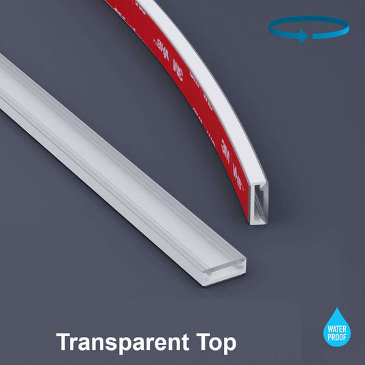 White Silicone Flexible LED Neon channel VBD-N1505-SF-C