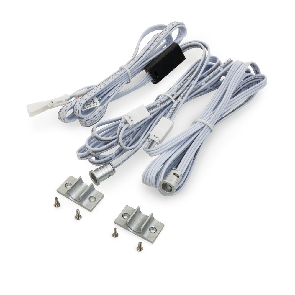 5029M2-S double head door sensor switch accessory kit with wires and mounting brackets.