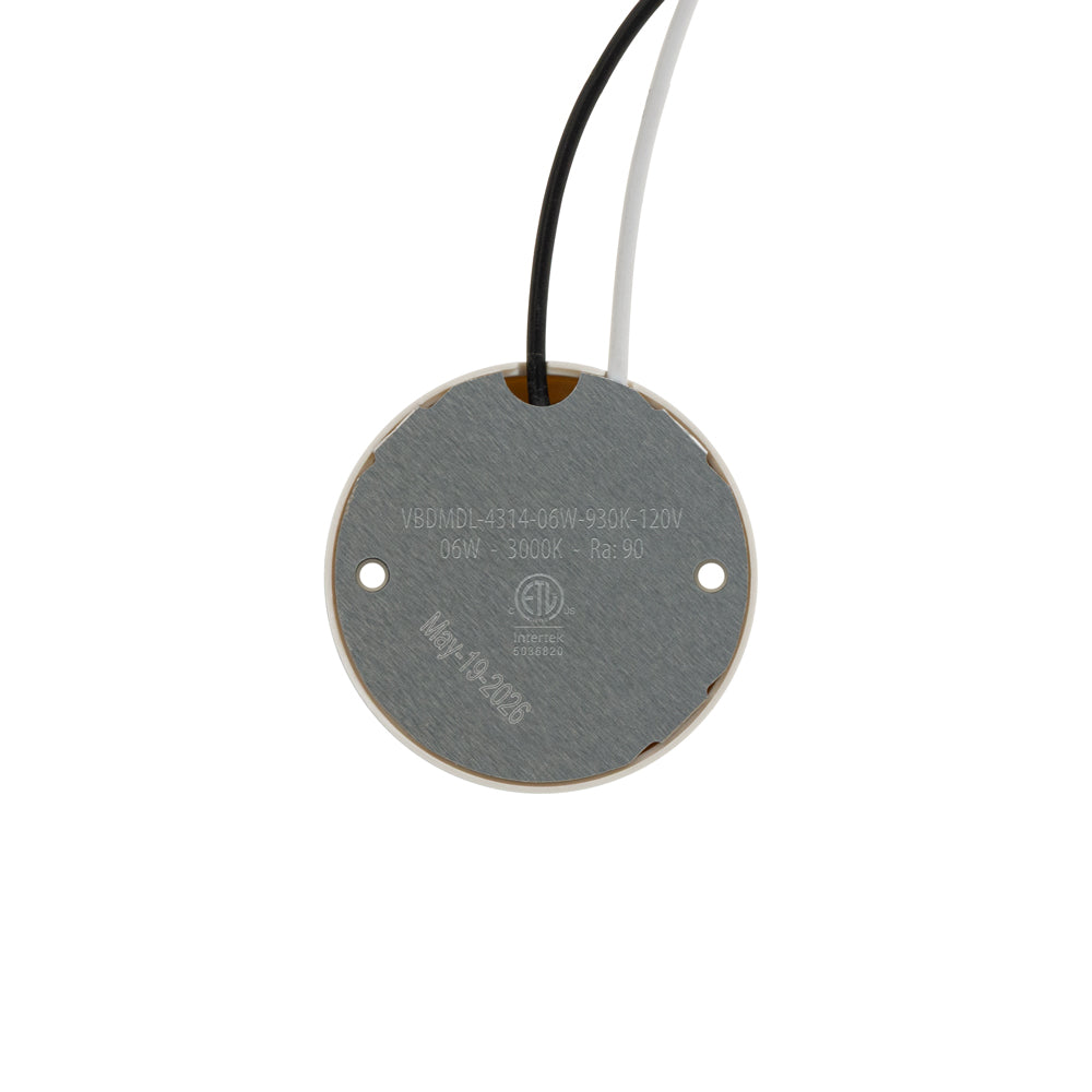 COB Paragon LED Module 120V 6W CCT(2.7K, 3K, 4K), CDAC-20-30135-120V-30