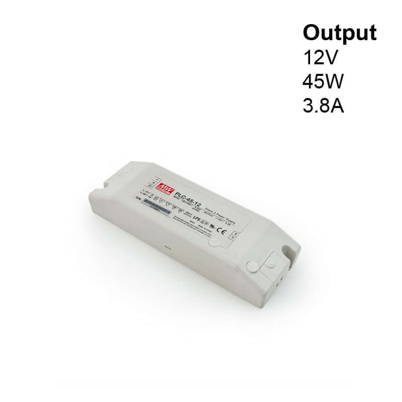 Mean Well PLC-45-12 LED Driver - 45W Waterproof Power Supply