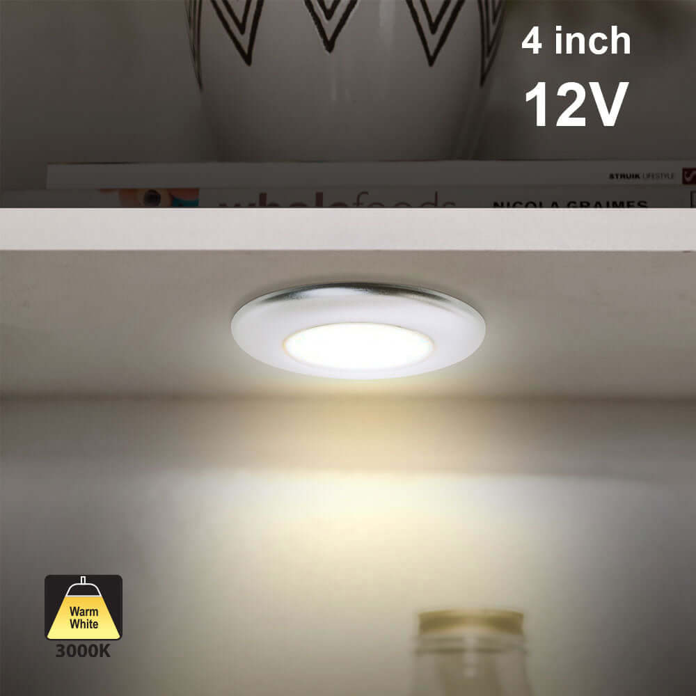 4" Round LED Under Cabinet Lights - MC3RD