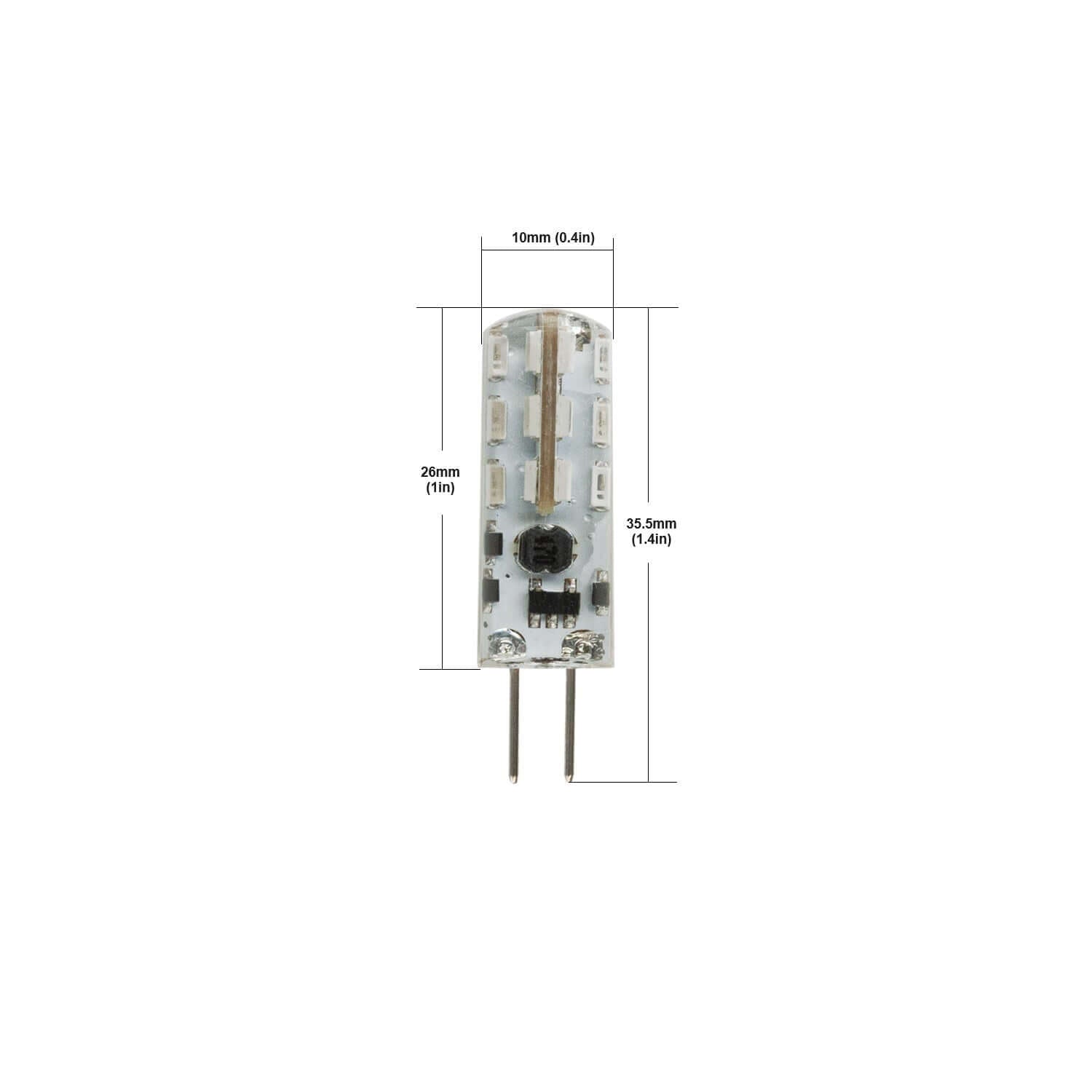 G4 LED Lamp Bi-Pin, 12-24V 1W – Multiple Colors