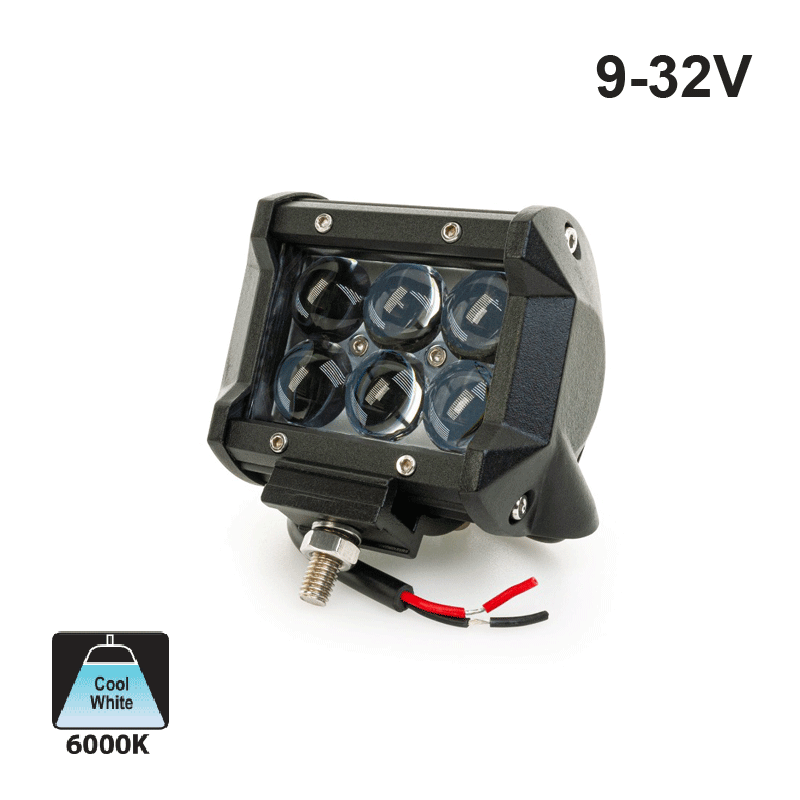 Outdoor LED Landscaping Spotlight Pack of 2 - 18W 6000K