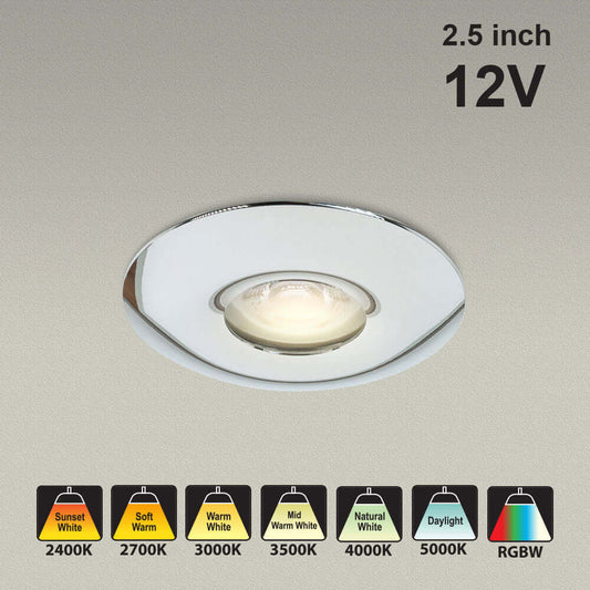VBD-MTR-11C Chrome Low Voltage LED Downlight