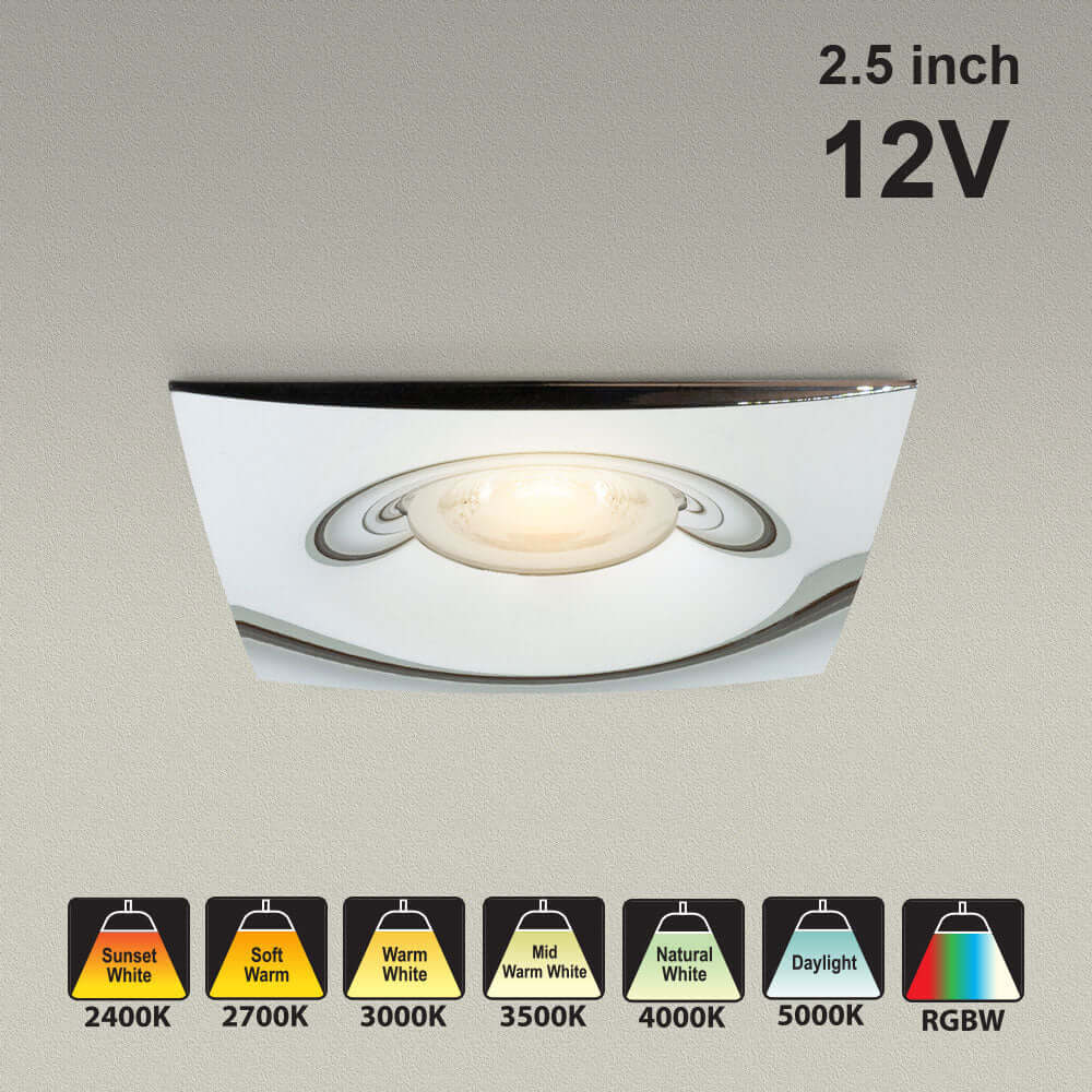 VBD-MTR-12C Low Voltage LED Downlight - Chrome