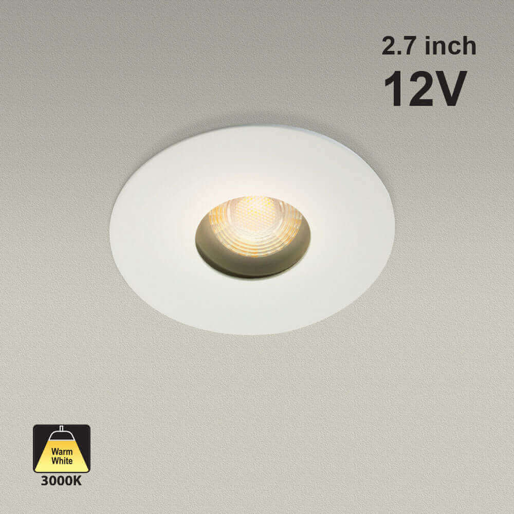 T-56 MR16 Light Fixture | 2.75" Round White LED