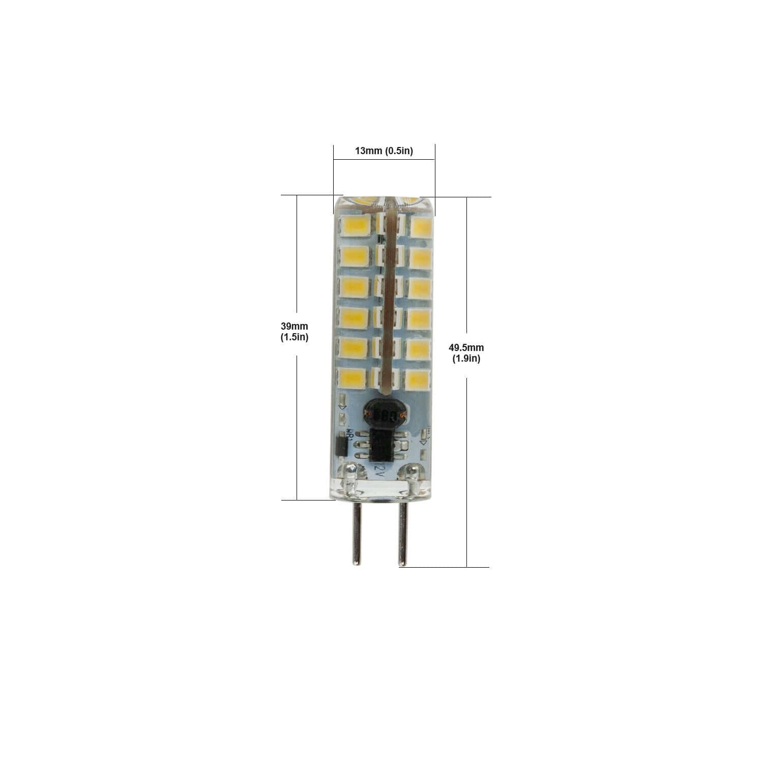 G4 Light Bulb Bi-Pin 12V 2.5W Cool White 6000K