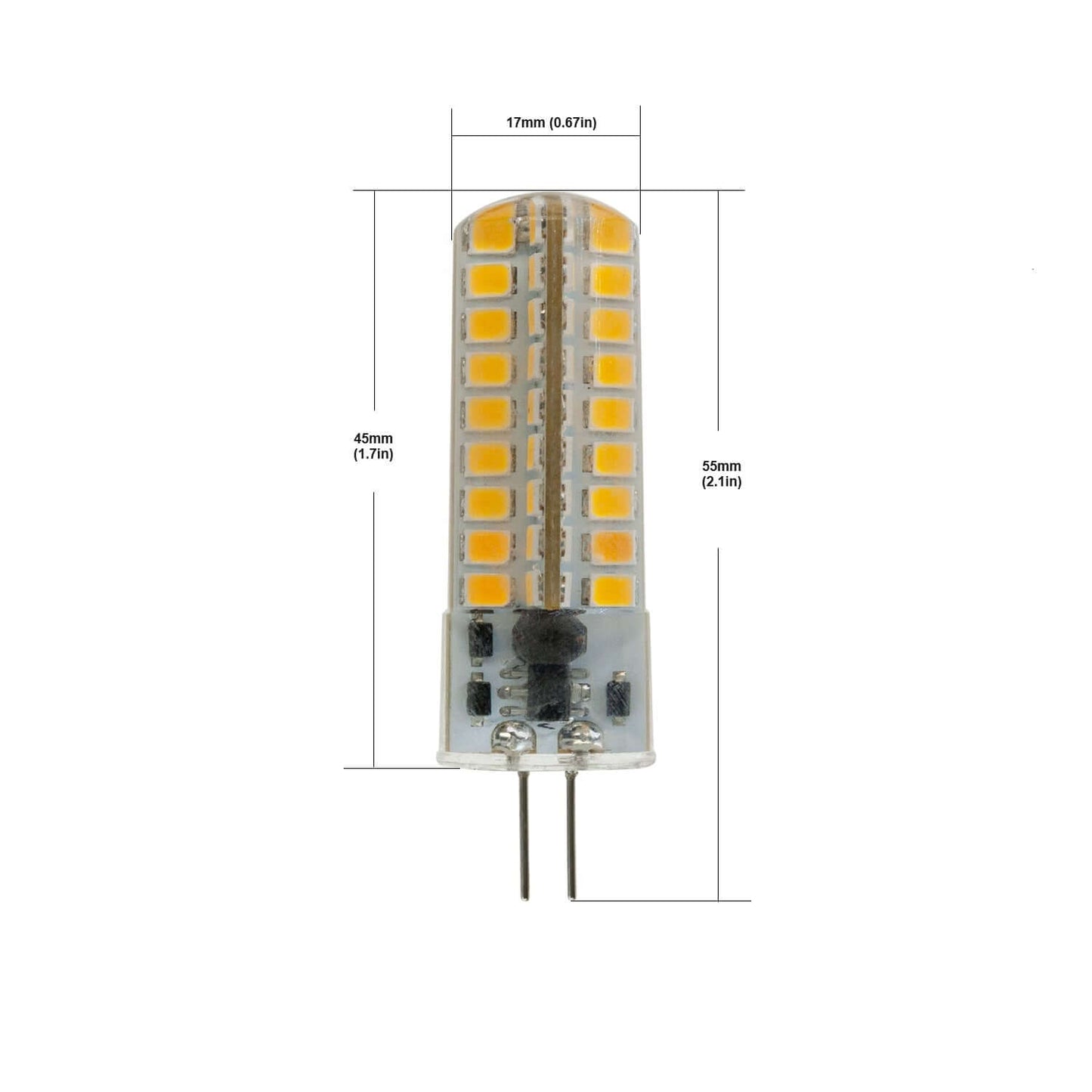 G4 Light Bulb Bi-Pin 12V 3.5W Warm White LED