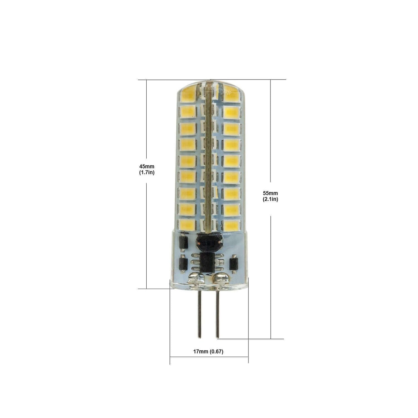 G4 Light Bulb Bi-Pin 12V 3.5W 6000K (Cool White)