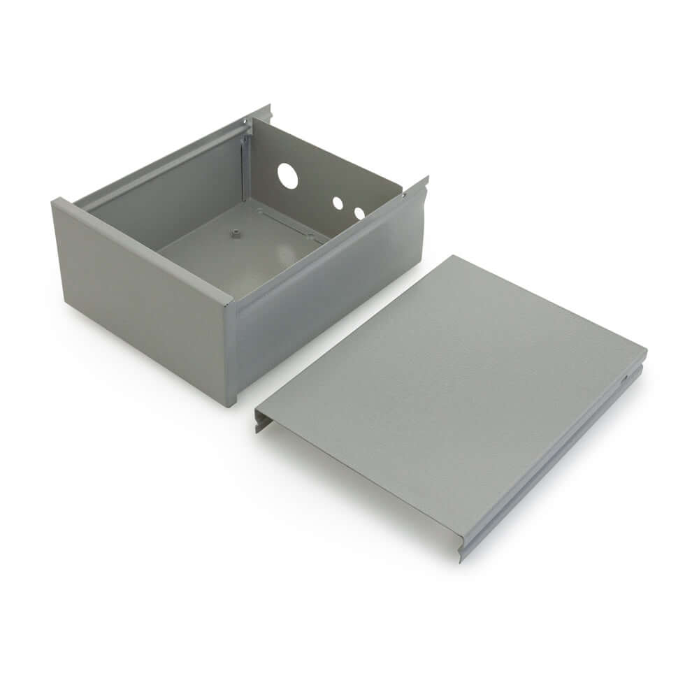 Small Metal Box 183 x 141 x 75mm - Durable Steel