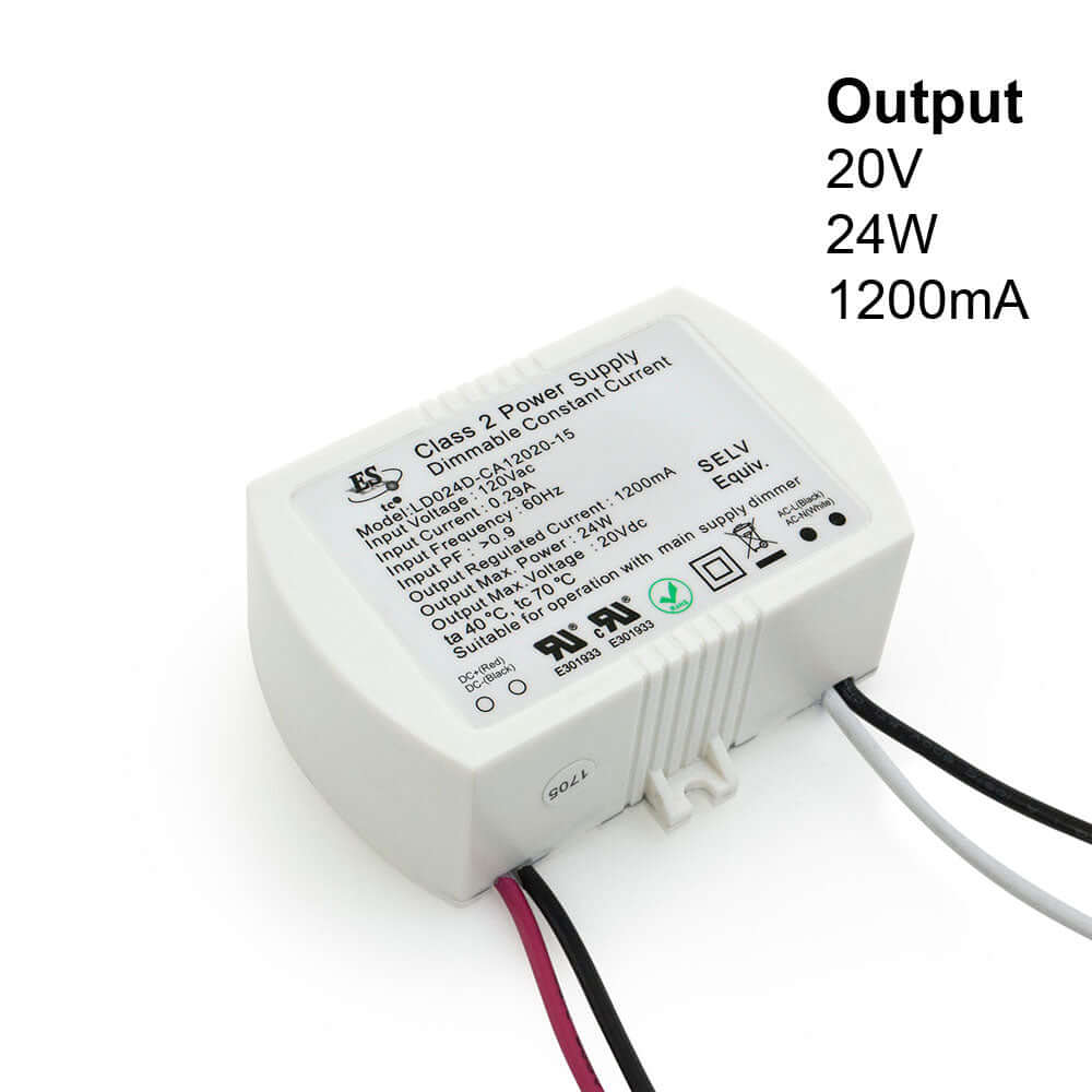 666561412210 - ES LD024D-CA12020-15 LED Driver | 1200mA 20V 24W