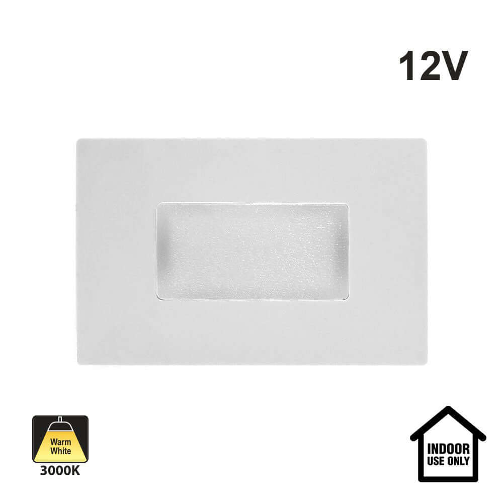 P103-WH-3000K LED Step Light - Warm White 2W 12V