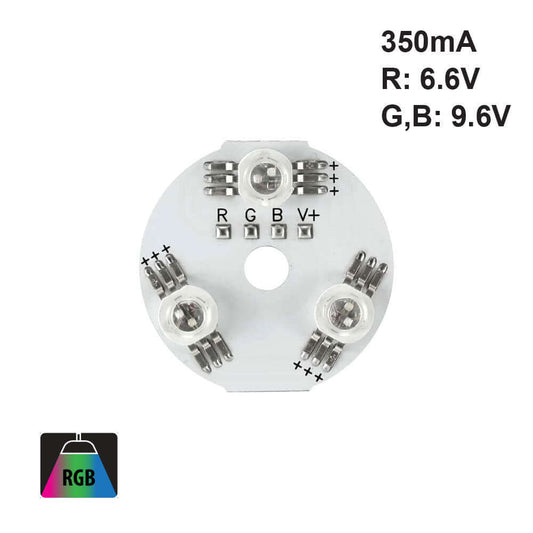 3W On-Board RGB LED Module - Ø35mm